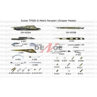 Sulzer TP500-II Mekik Parçaları DN-0058